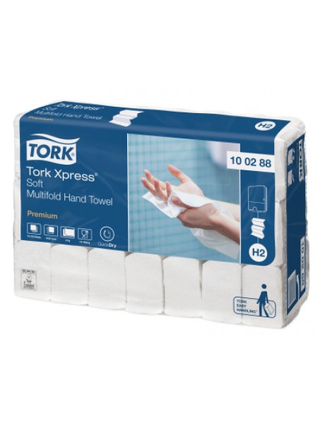 100288 Tork Xpress® листовые полотенца сложения Multifold мягкие