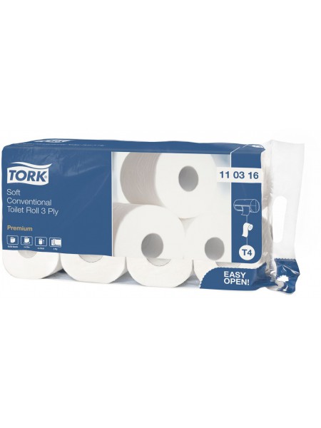 110316 Tork туалетная бумага в стандартных рулончиках ультрамягкая                                         