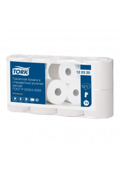 120320 Tork туалетная туалетная бумага в стандартных рулончиках мягкая