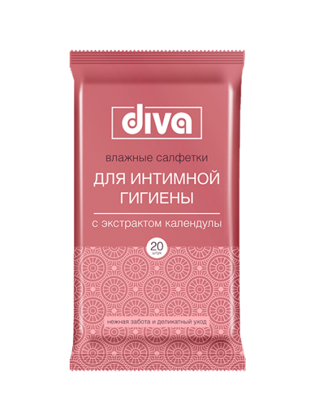 DIVA intimate №20 для интимной гигиены с экстрактом календулы