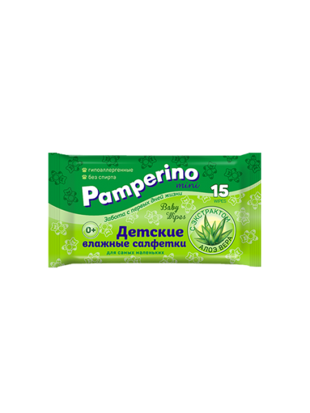 Pamperino мини №15 детские влажные салфетки