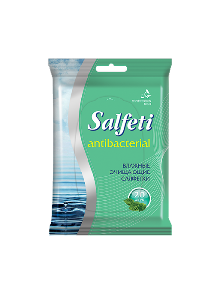 Salfeti Antibacterial №20 влажные салфетки антибактериальные