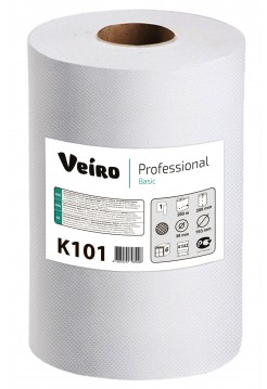 K101 Полотенца бумажные в рулонах Veiro Professional Basic