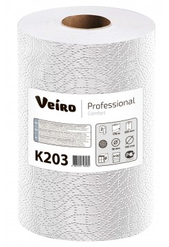 K203 Полотенца бумажные в рулонах Veiro Professional Comfort