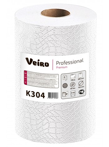 K304 Полотенца бумажные в рулонах Veiro Professional Premium