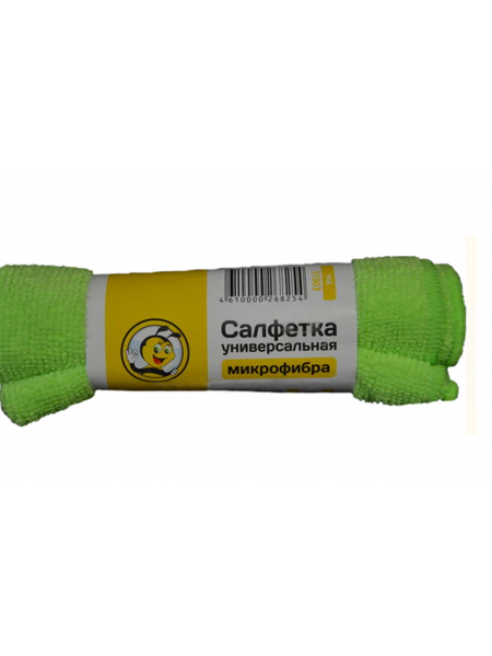 Салфетка универсальная "Жу-Жу", микрофибра, 30*30 см., 1шт(в рулоне)