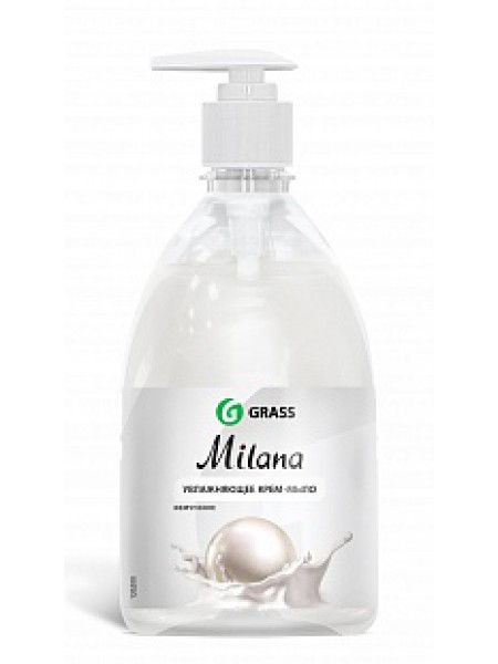 126200 Grass "Milana" Средство для мытья кожи рук с дозатором 500мл. жемчужное