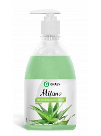 126600 Grass "Milana" Средство для мытья кожи рук с дозатором 500мл. алоэ вера