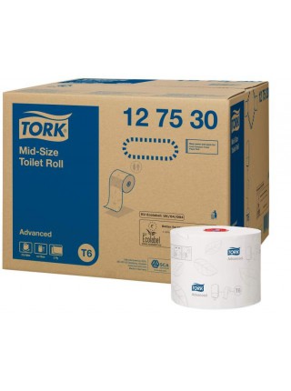 127530 Tork туалетная бумага Mid-size в миди рулонах