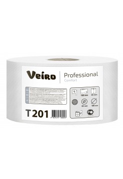 T201 Туалетная бумага в средних рулонах Veiro Professional Comfort