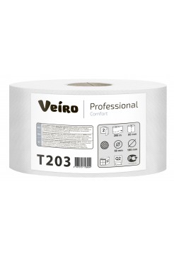 T203 Туалетная бумага в средних рулонах Veiro Professional Comfort