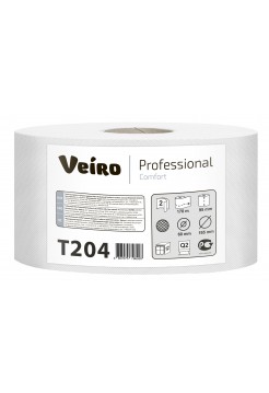 T204 Туалетная бумага в средних рулонах Veiro Professional Comfort