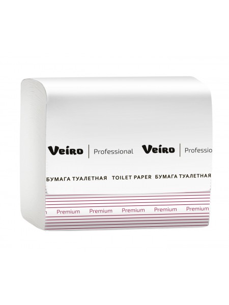 TV302 Туалетная бумага V-сложение Veiro Professional Premium